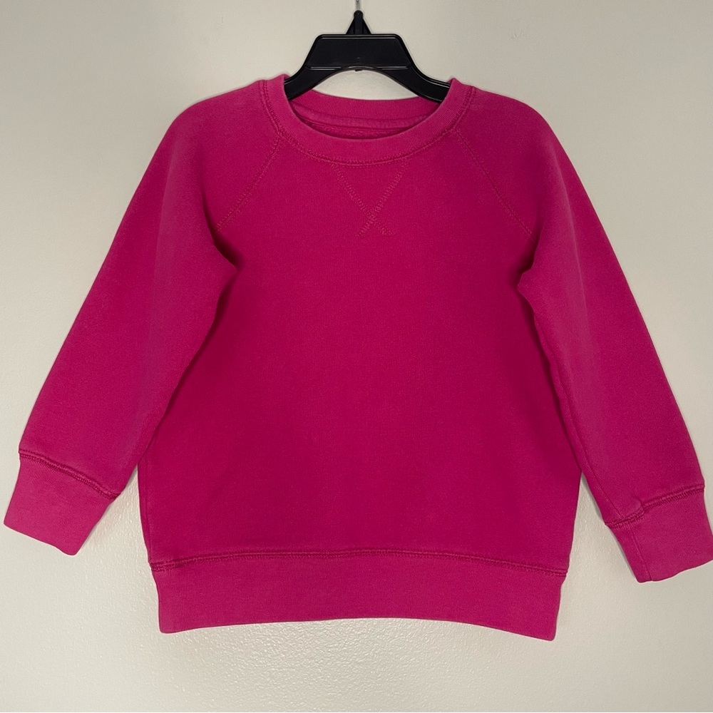 Primary Kids Dark Pink Crewneck Sweatshirt - Picture 3 of 9